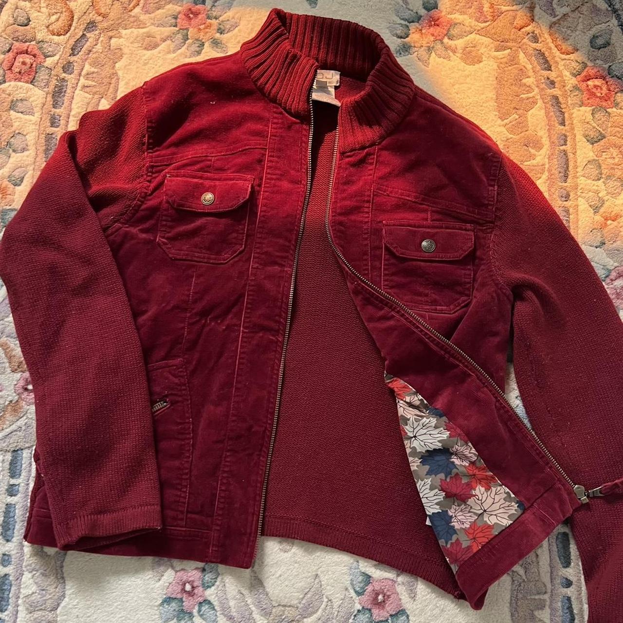 Cherry red jacket (S/M)