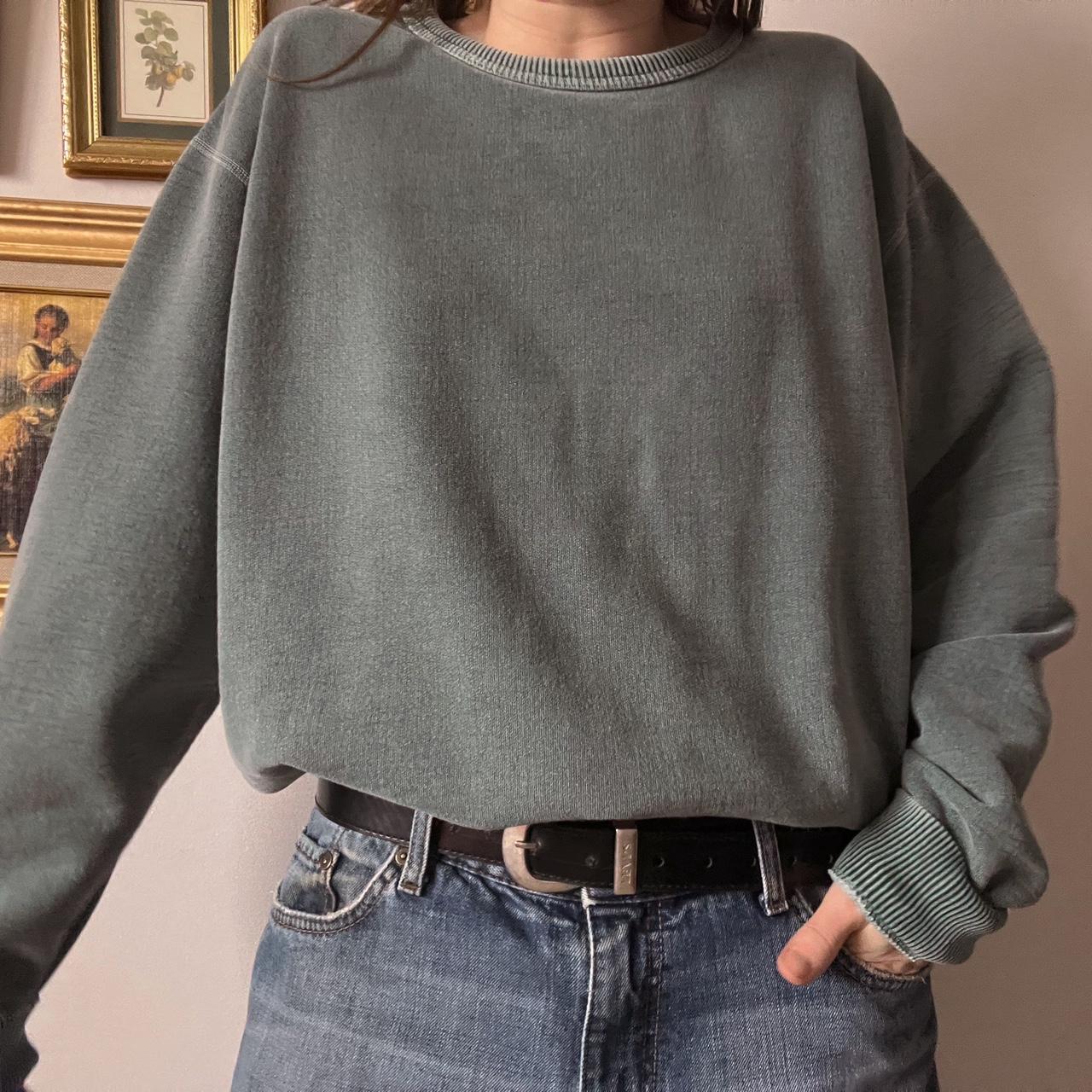 Dusk jade green sweatshirt (M)