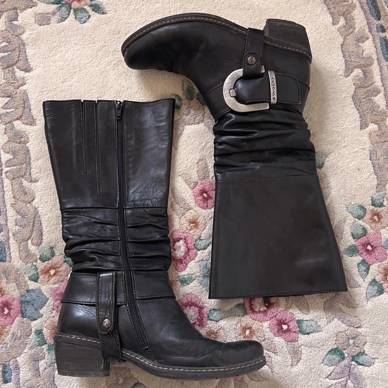 Slouchy chunky biker boots (39)