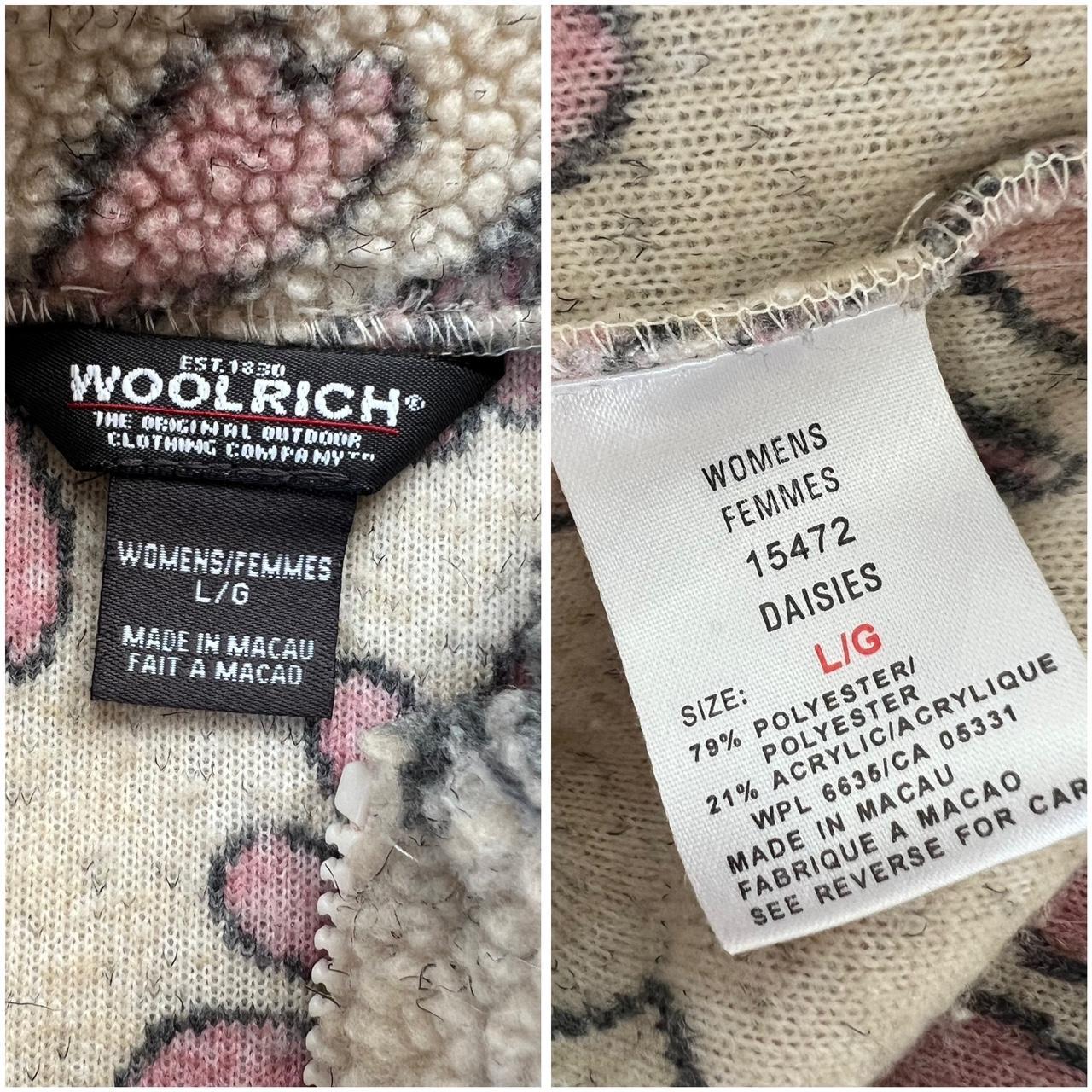 Woolrich daisies fleece (L)