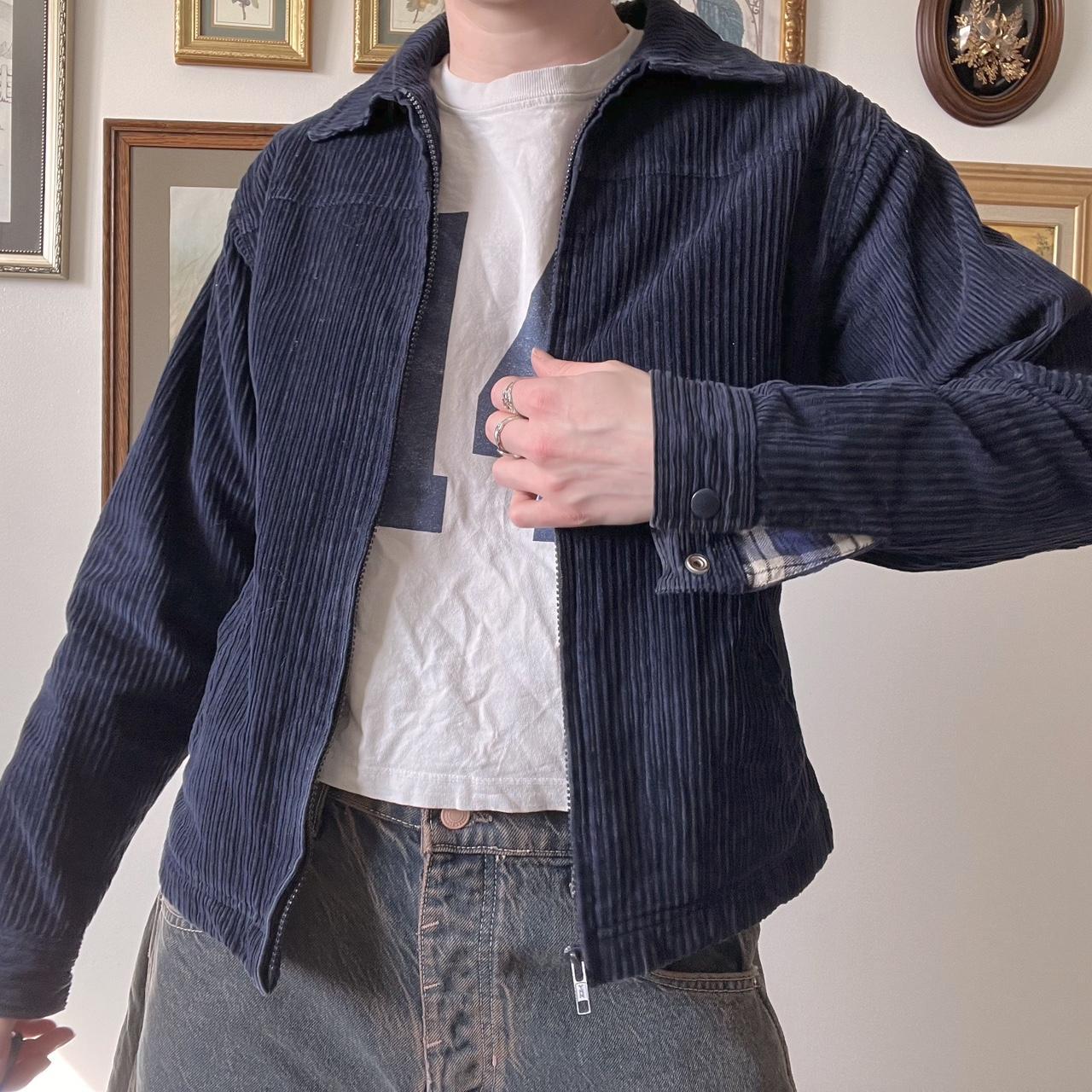 Corduroy blanket lined jacket (S)