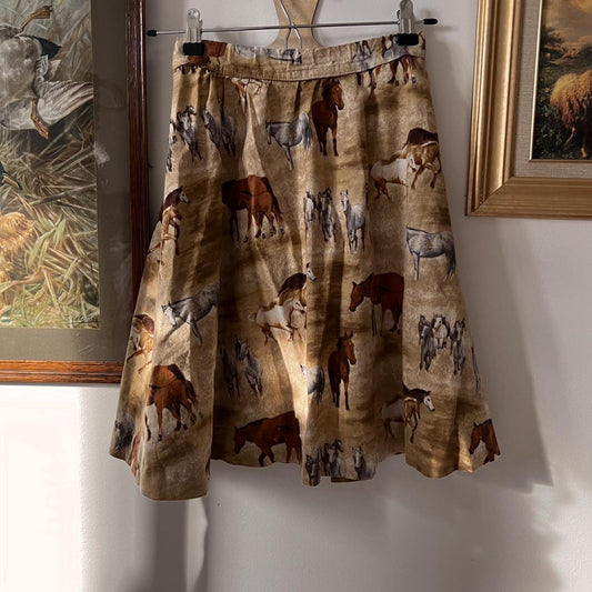 Wild horses skirt (S)