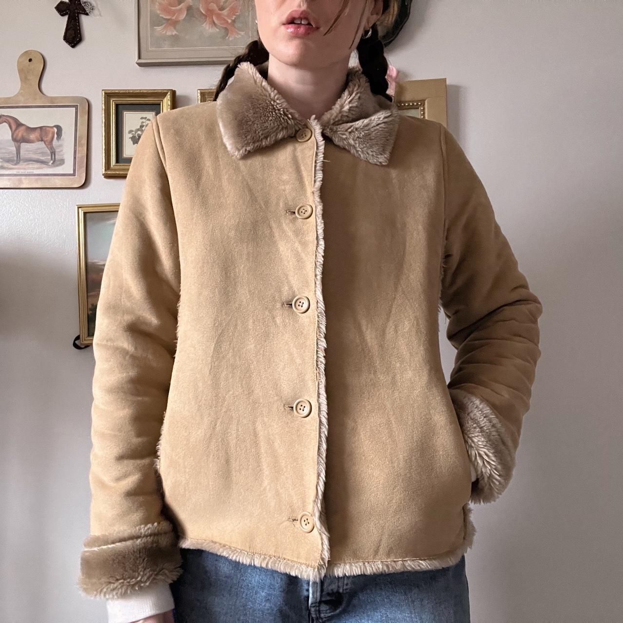 Cozy winter faux fur coat (S/M)