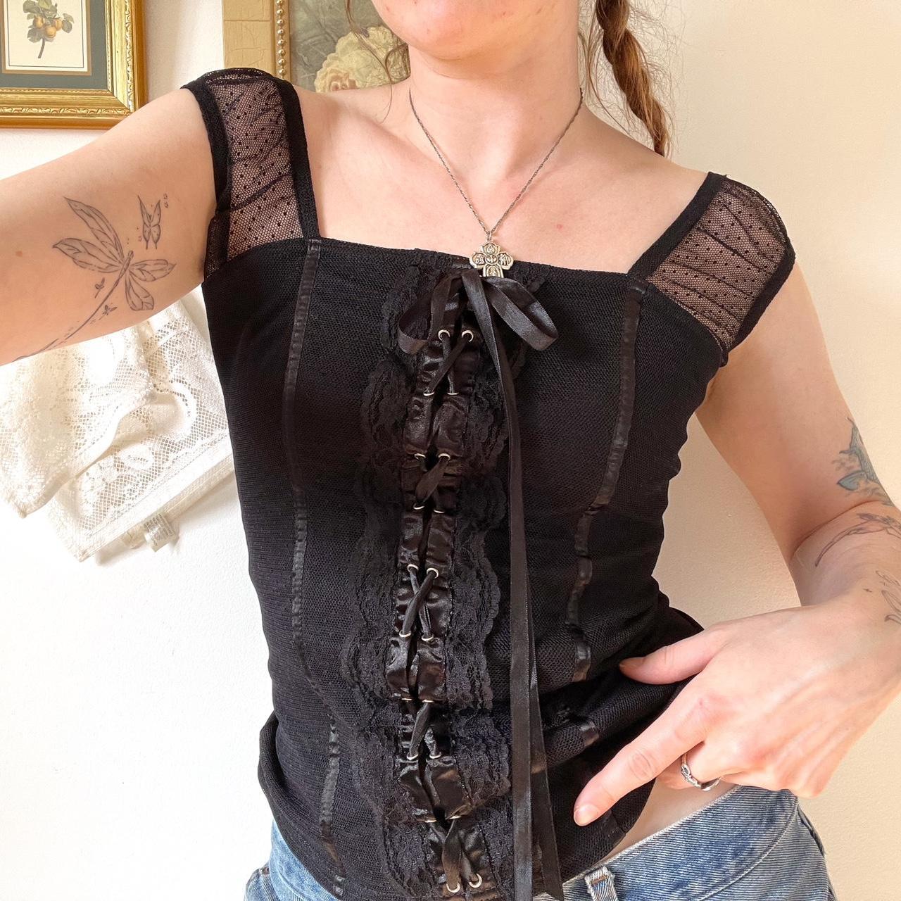 Black corset top (S/M)