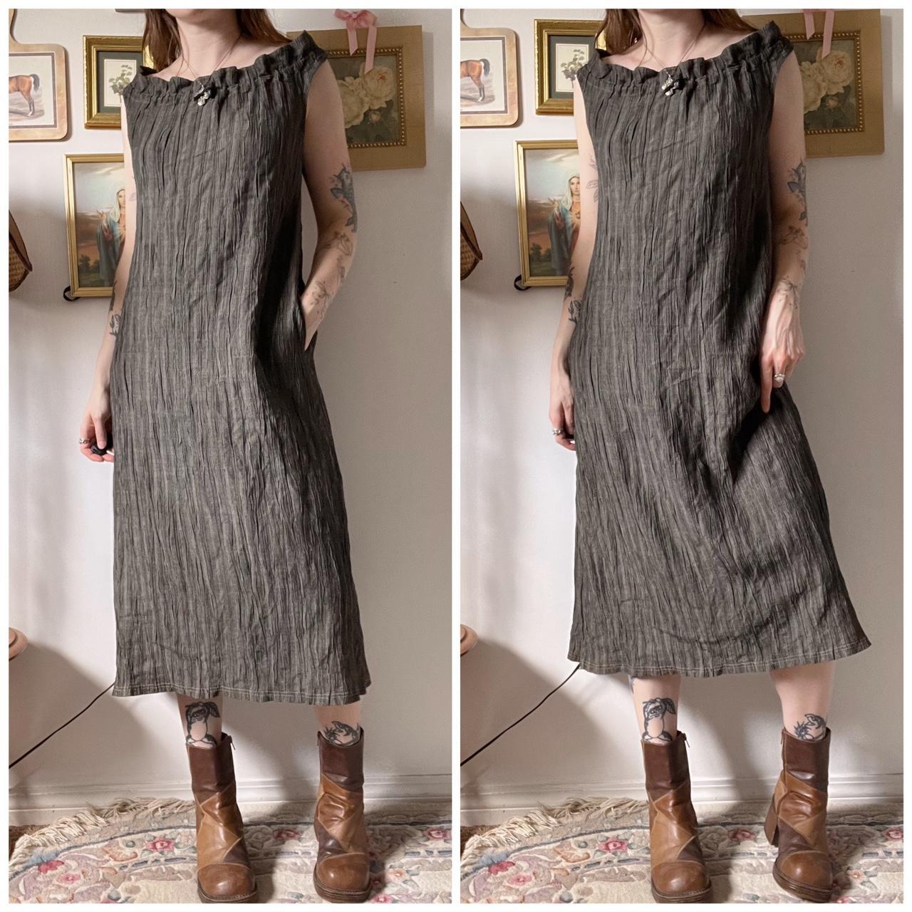 Dark grunge midi dress (S/M)