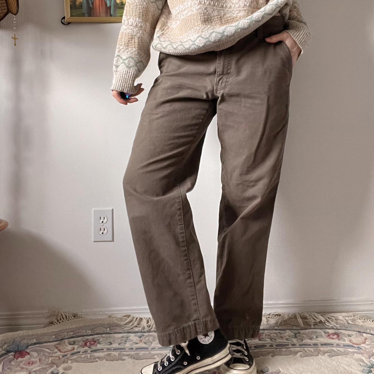 Slouchy brown cargo pants (32")