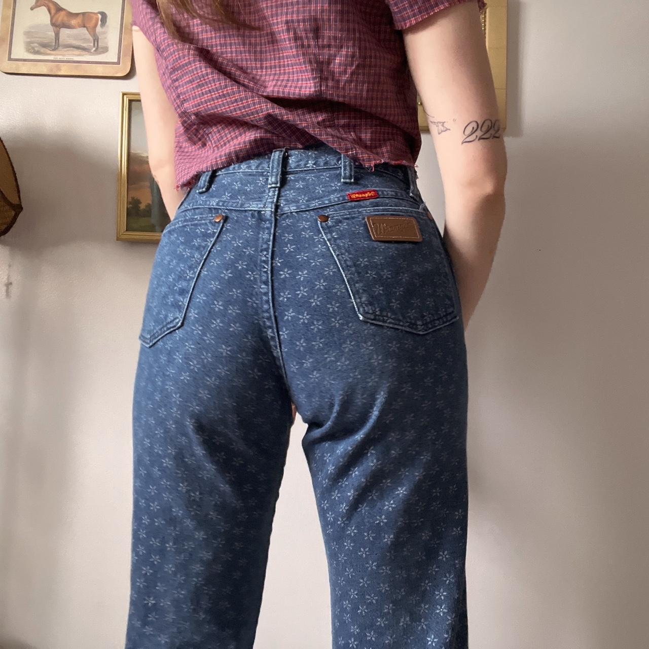 Floral wrangler jeans (28")