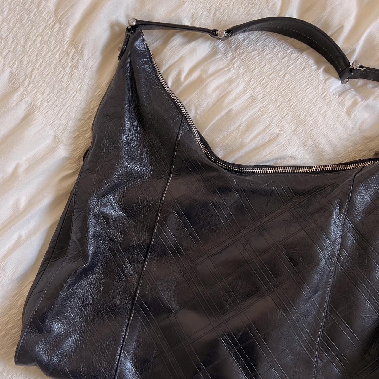 Slouchy leather shoulder bag