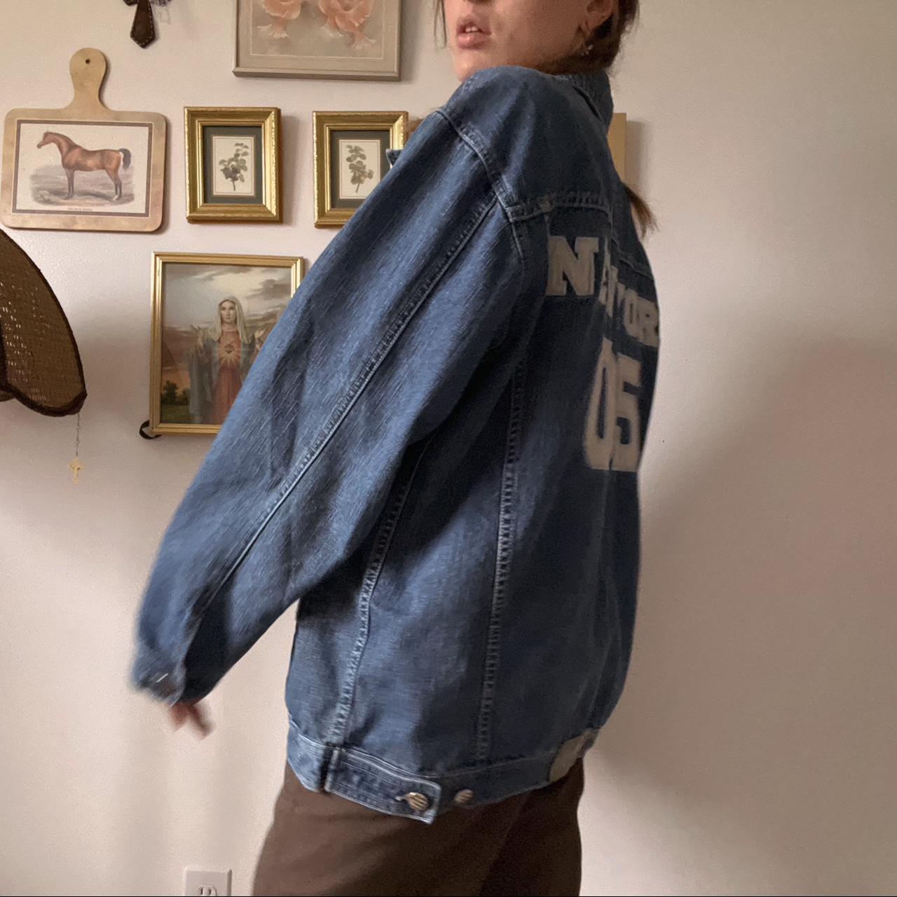 Vintage NY oversized denim jacket (L)