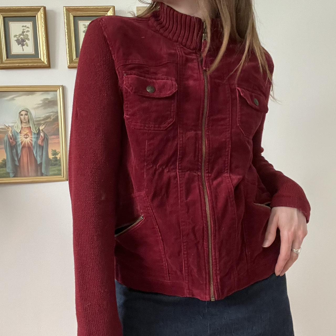 Cherry red jacket (S/M)