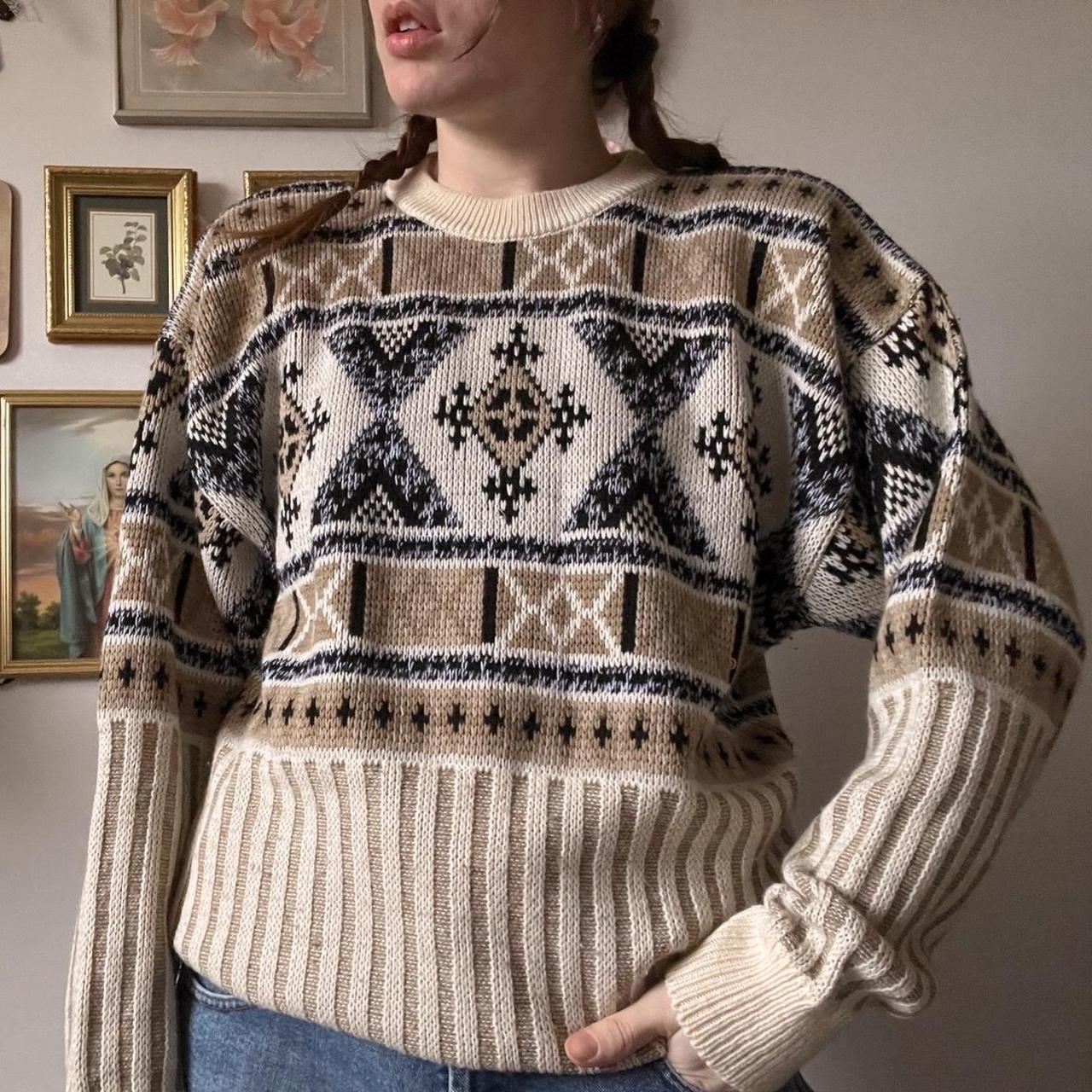 Slouchy vintage winter sweater (M)