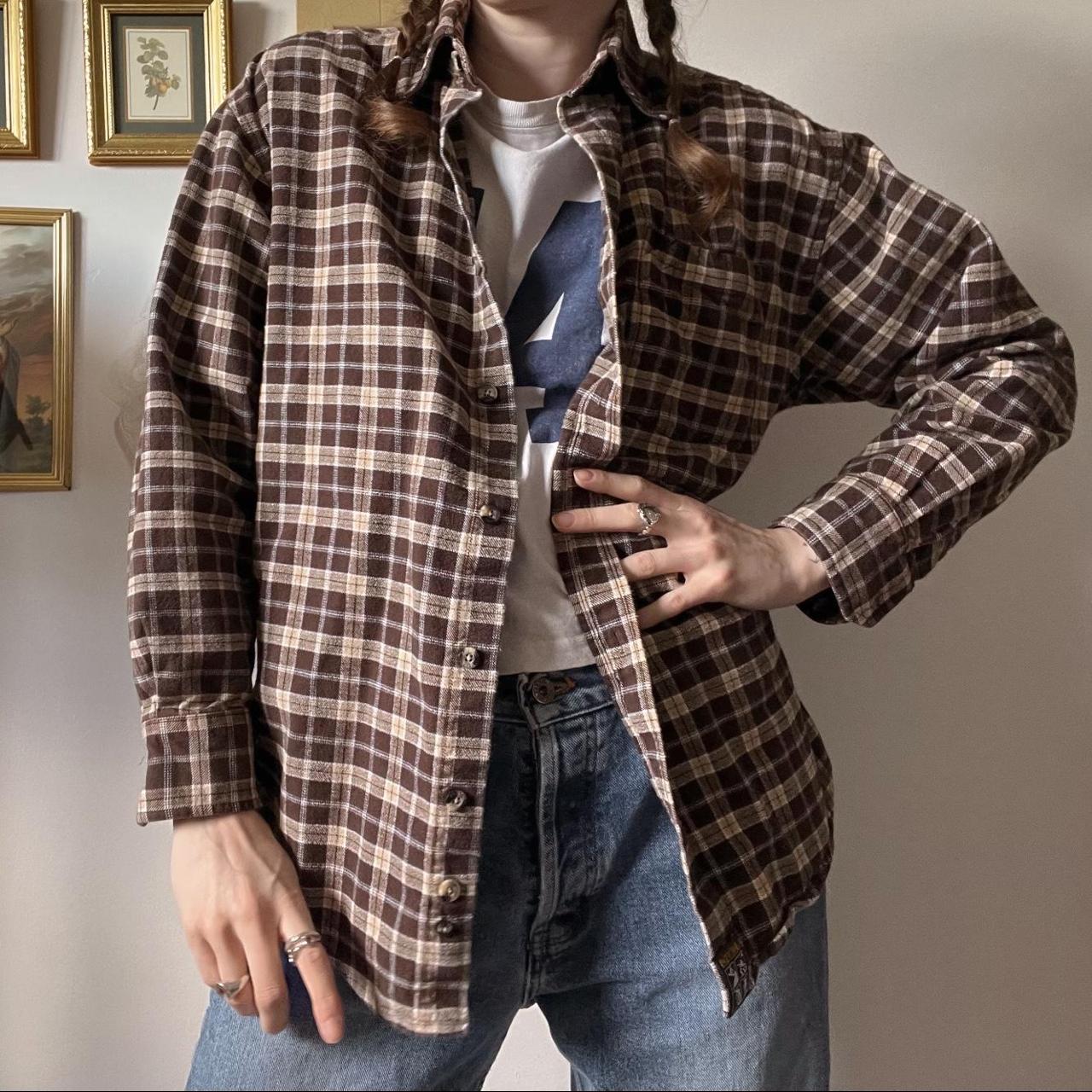 Grunge cabincore flannel (M)