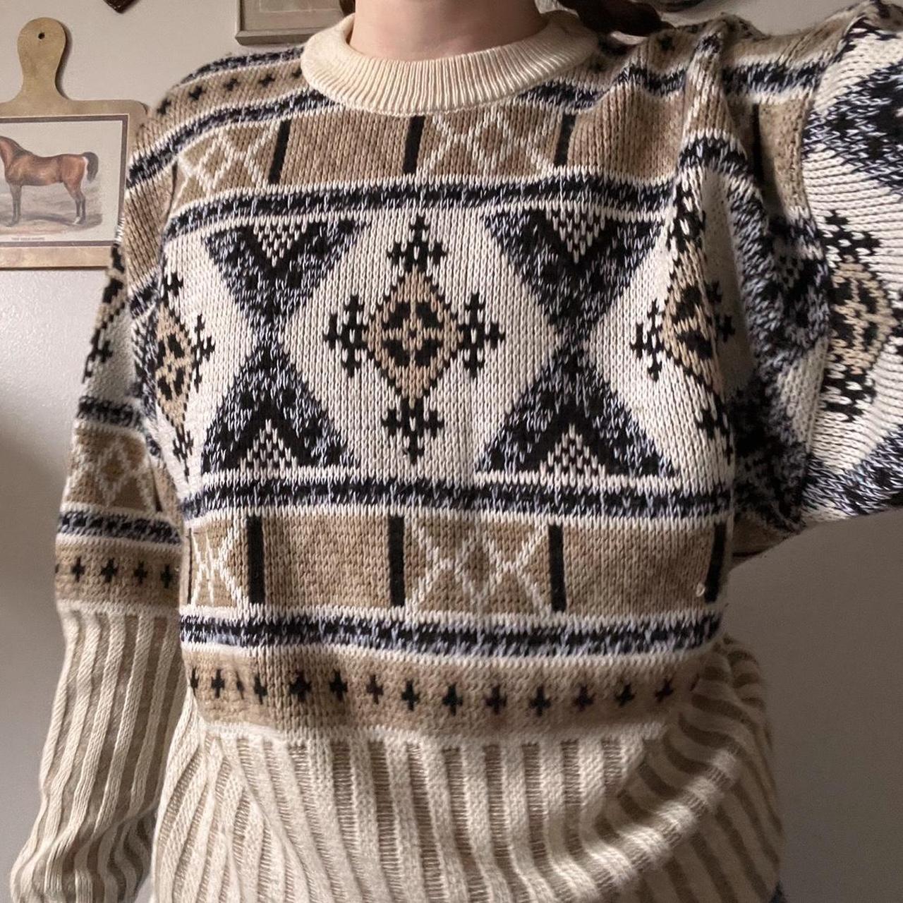 Slouchy vintage winter sweater (M)