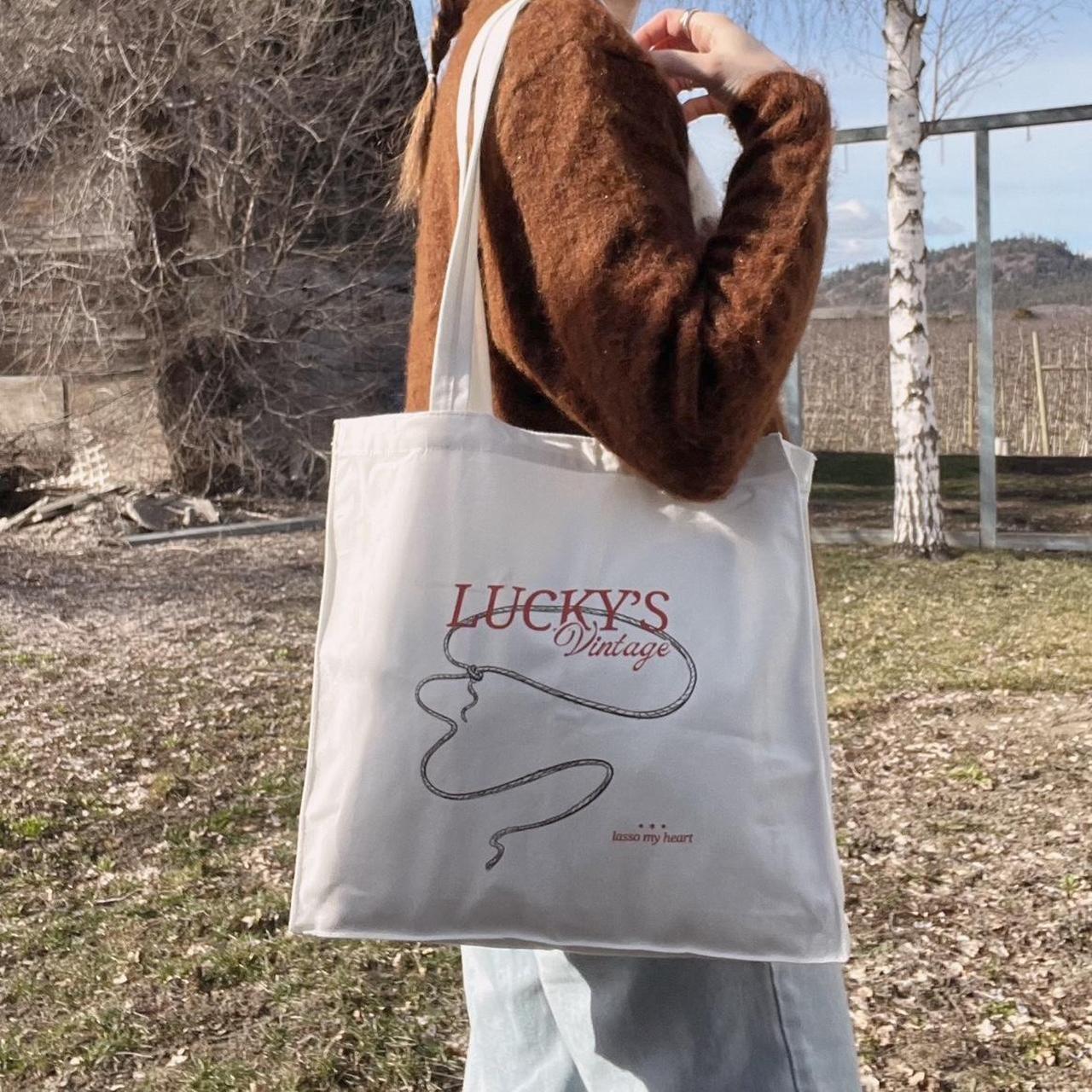 Lucky's lasso tote bag