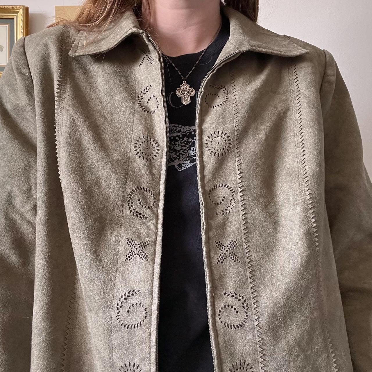 Whimsical sage jacket (XL)