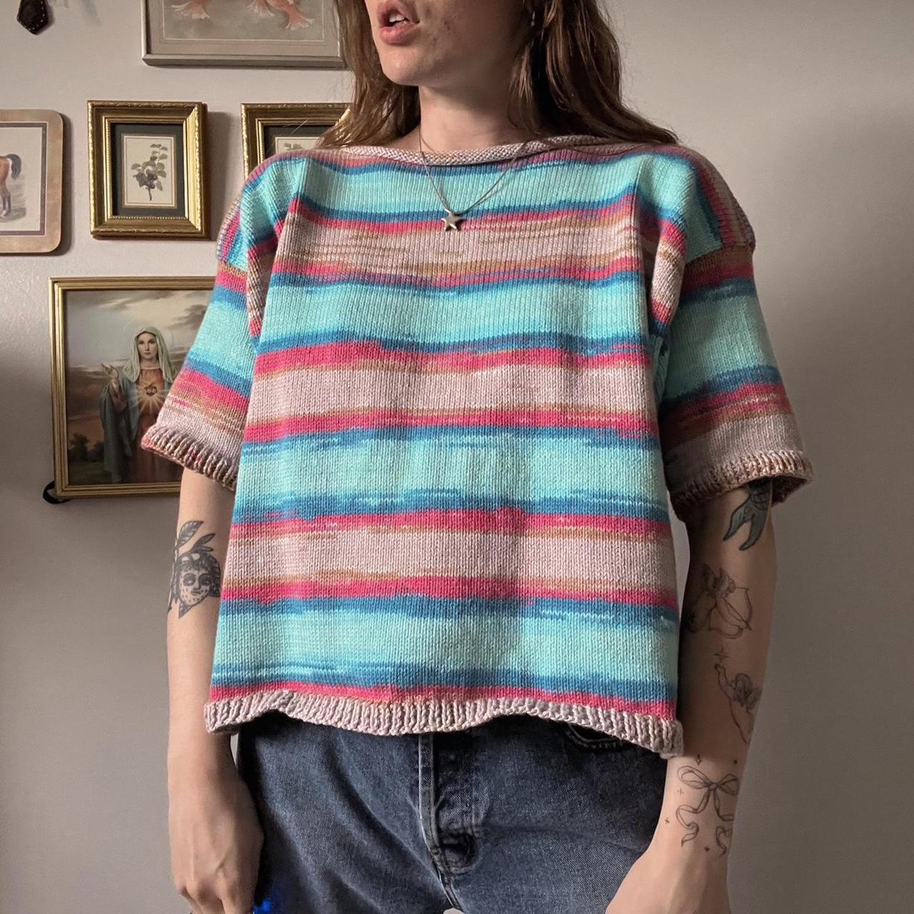 Cozy striped knit (M)