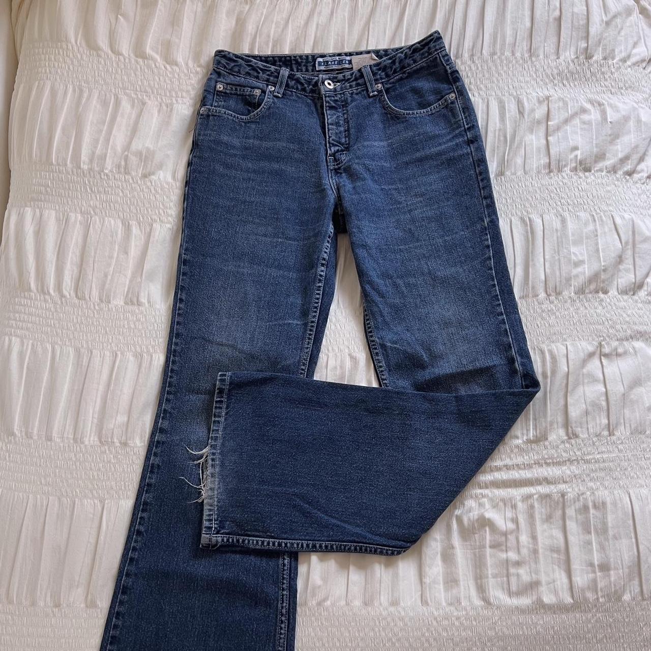 Y2k flare blue jeans (30")