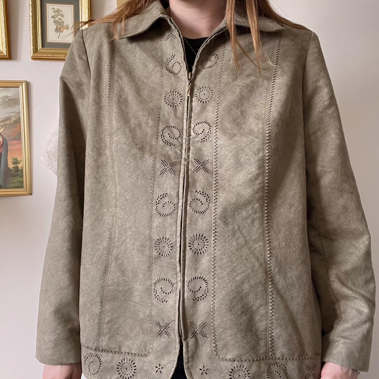 Whimsical sage jacket (XL)