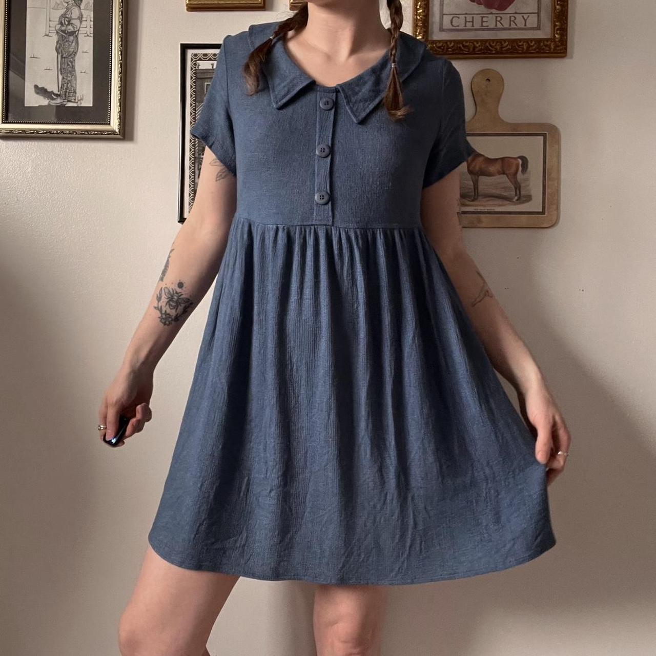 Vintage babydoll mini dress (L)