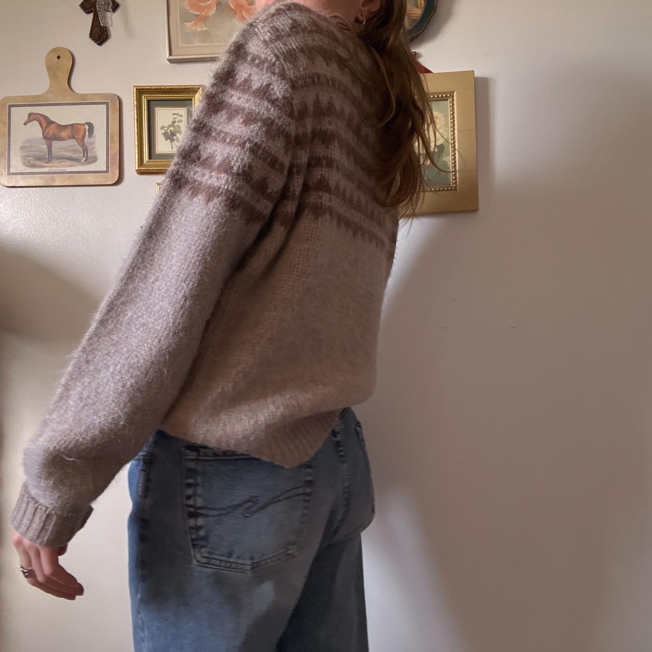 Cozy brown vintage knit (M)