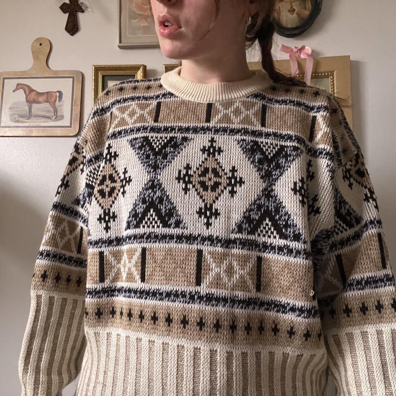 Slouchy vintage winter sweater (M)