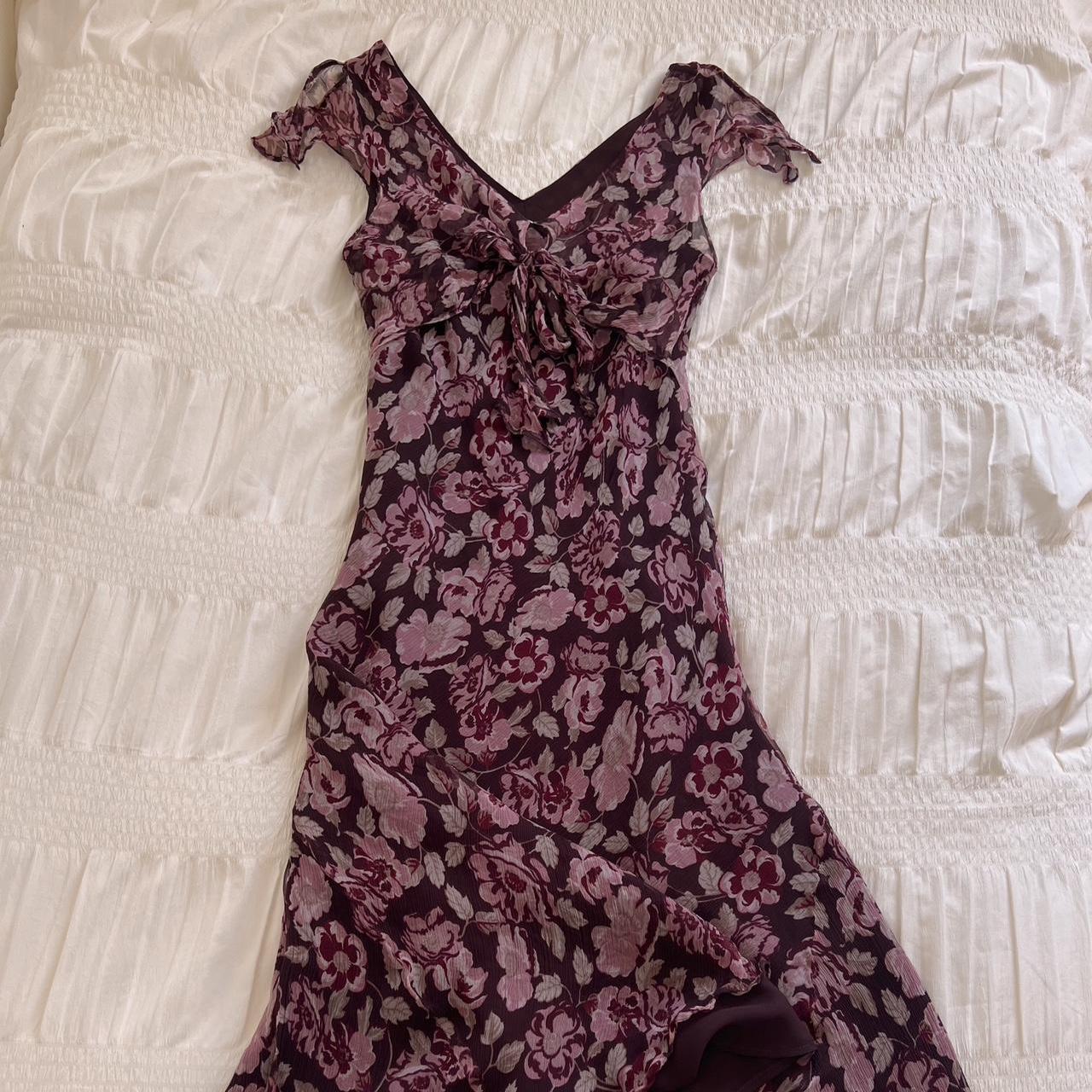 Whimsigoth floral maxi dress (M)