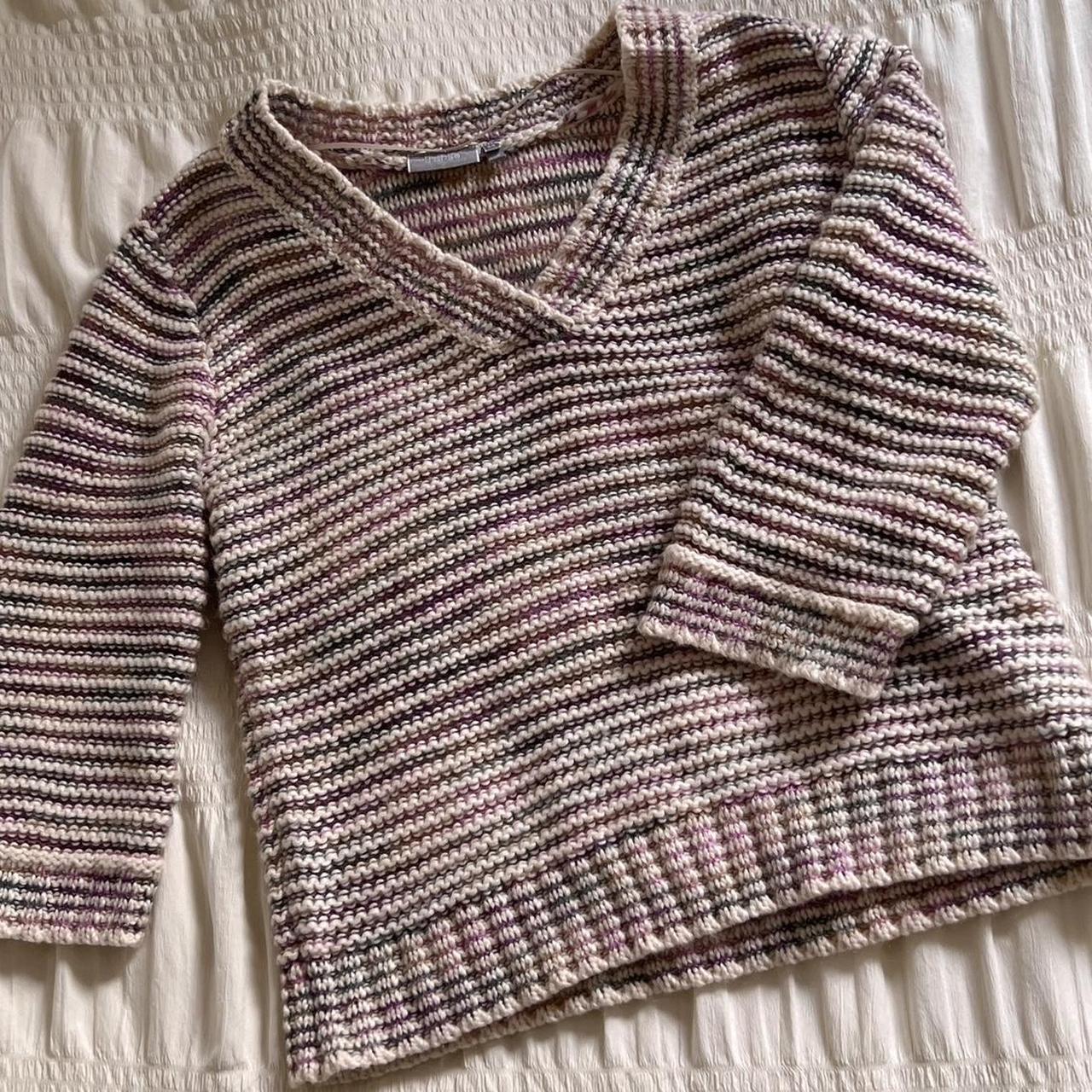 Lavender stripe knit (XS)