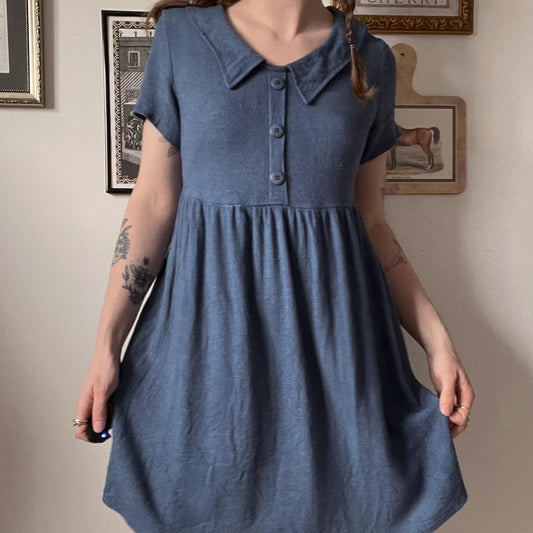 Vintage babydoll mini dress (L)