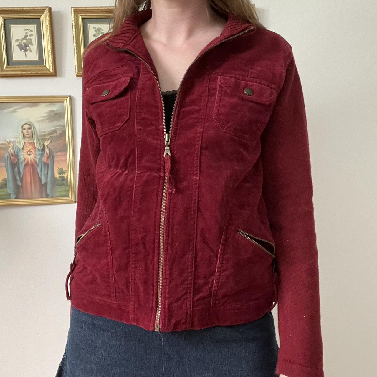 Cherry red jacket (S/M)