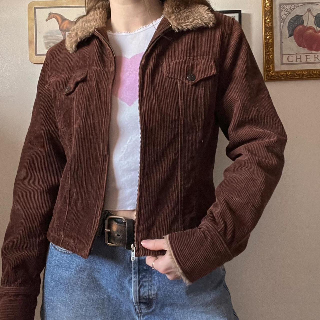 Brown corduroy jacket (S)