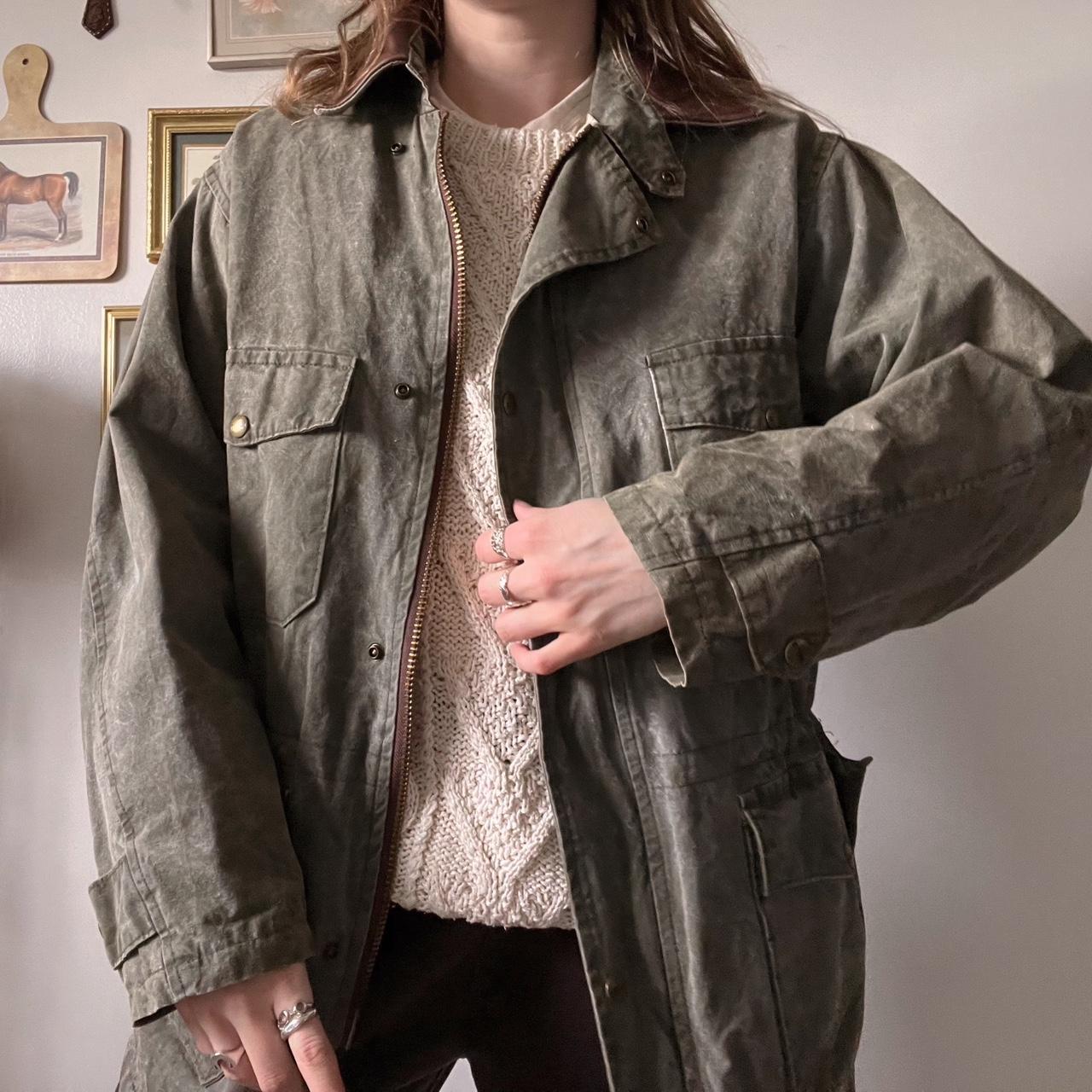 Forest green utility jacket (S)