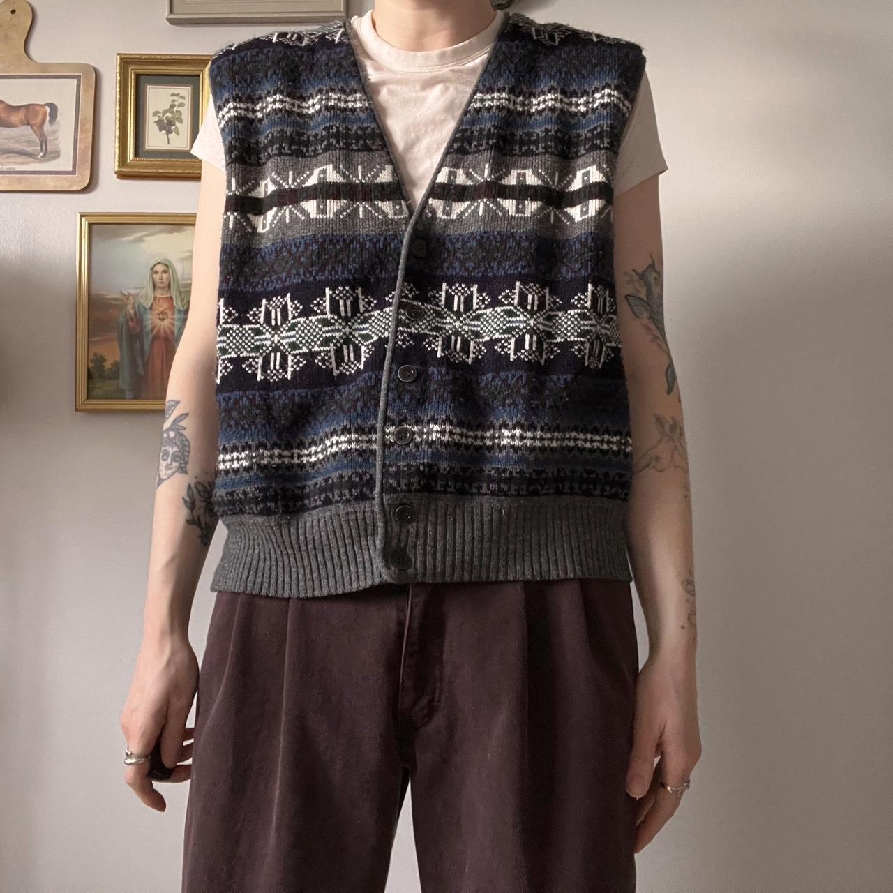 Grandpacore sweater vest (M)