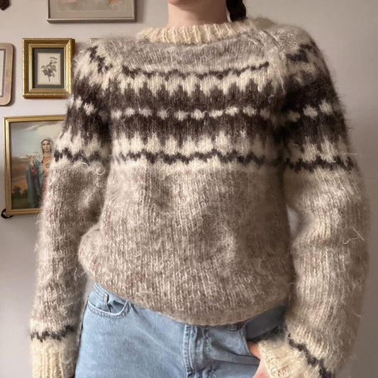 Chunky wool sweater (M)