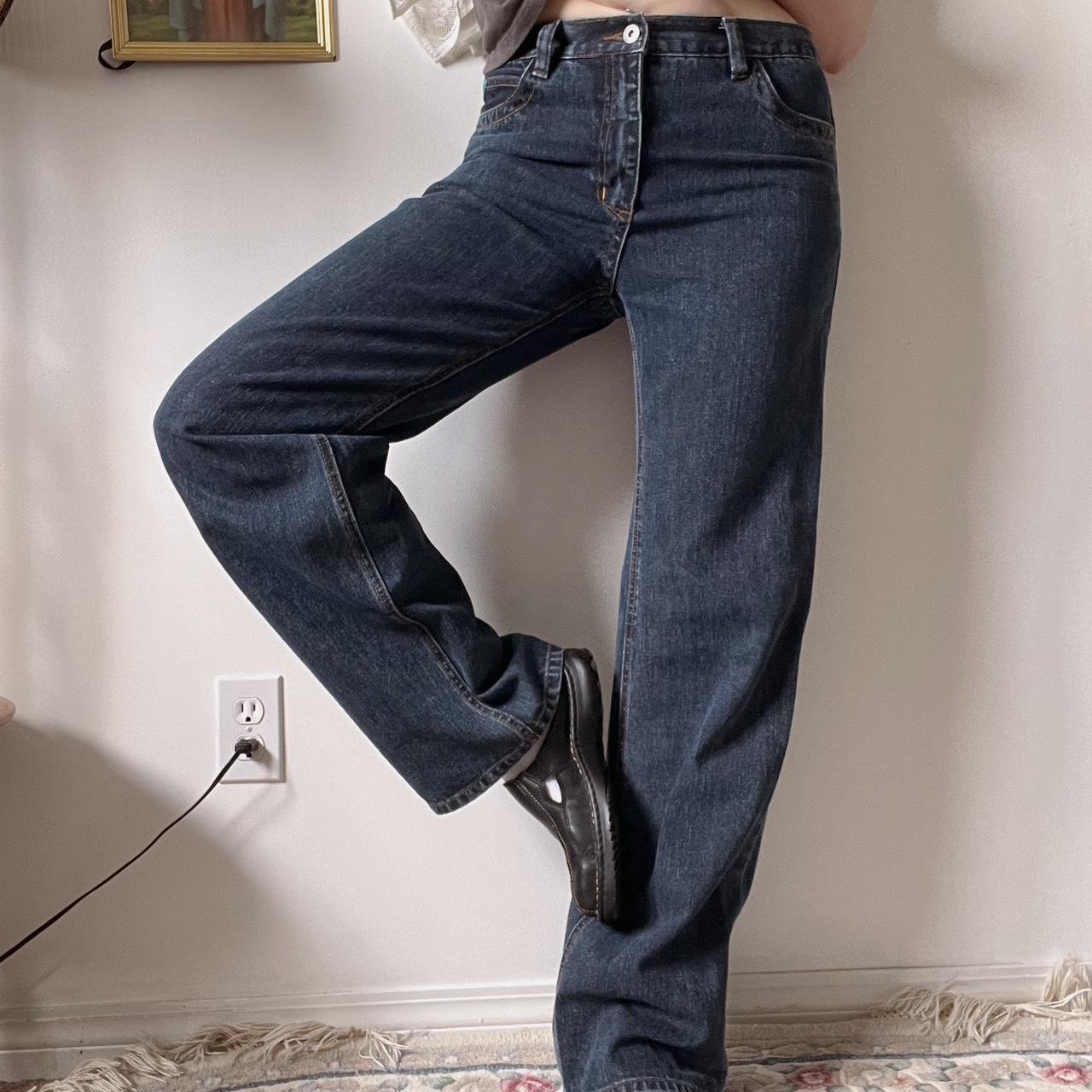 Baggy dark wash jeans (30")