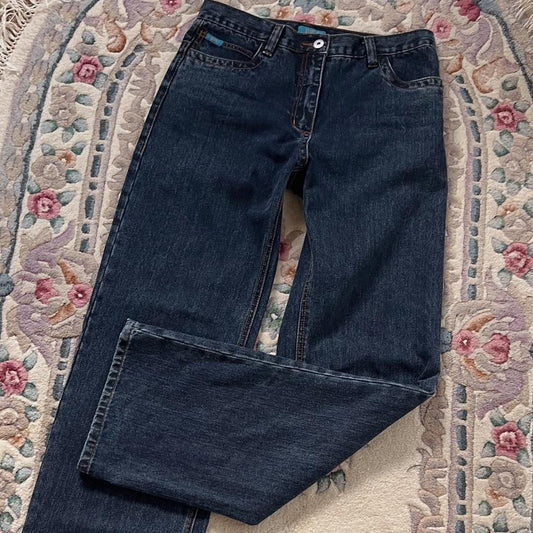 Baggy dark wash jeans (30")