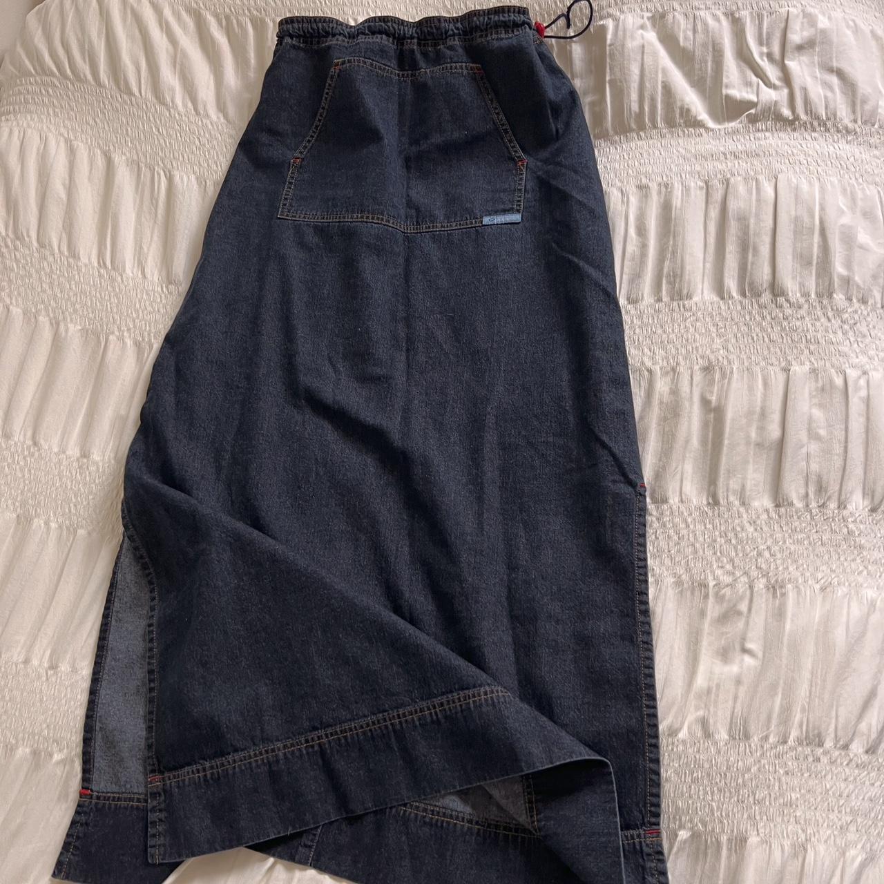 Denim maxi skirt (S/M)