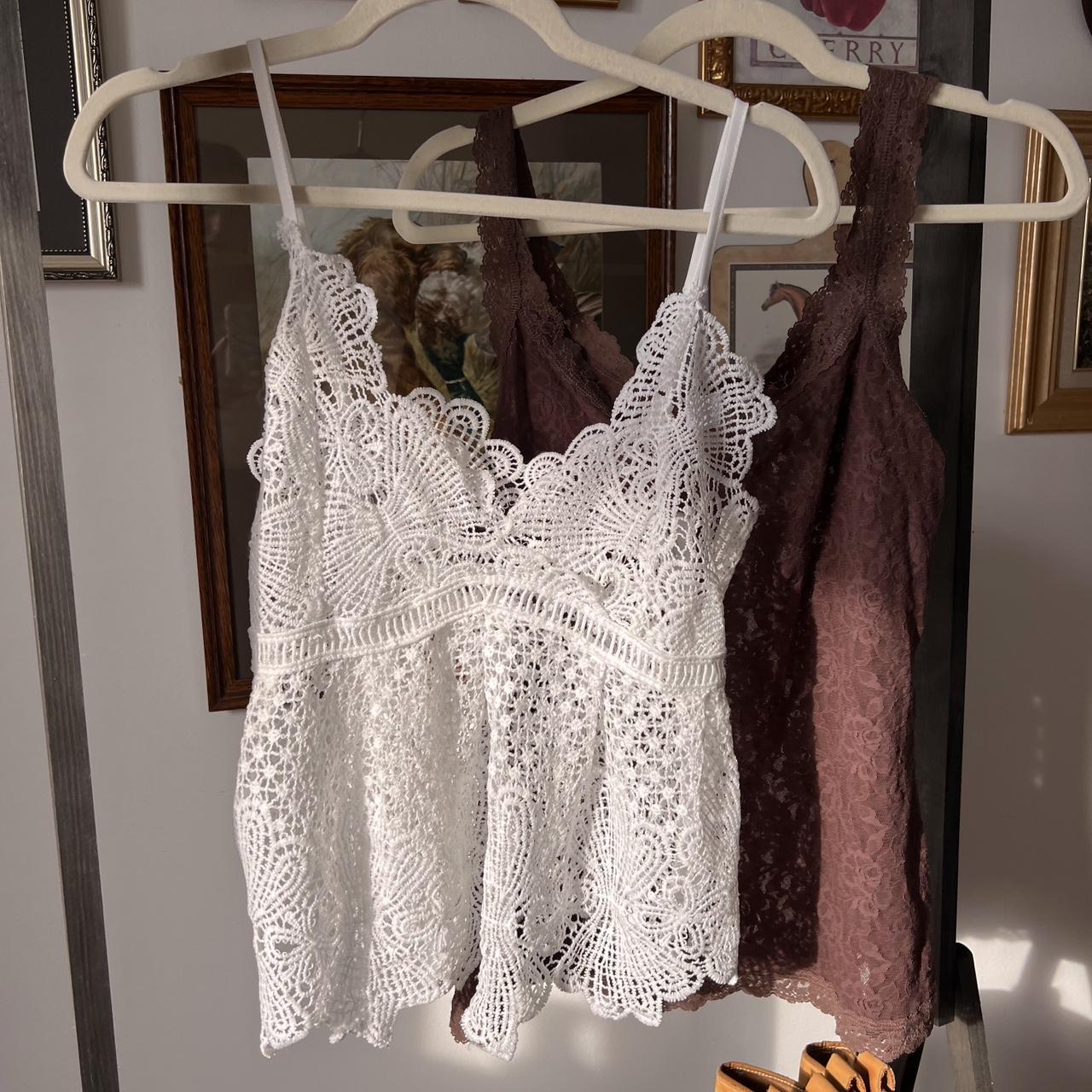 Delicate lace babydoll cami (M)