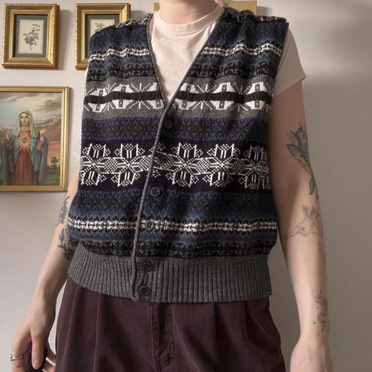 Grandpacore sweater vest (M)