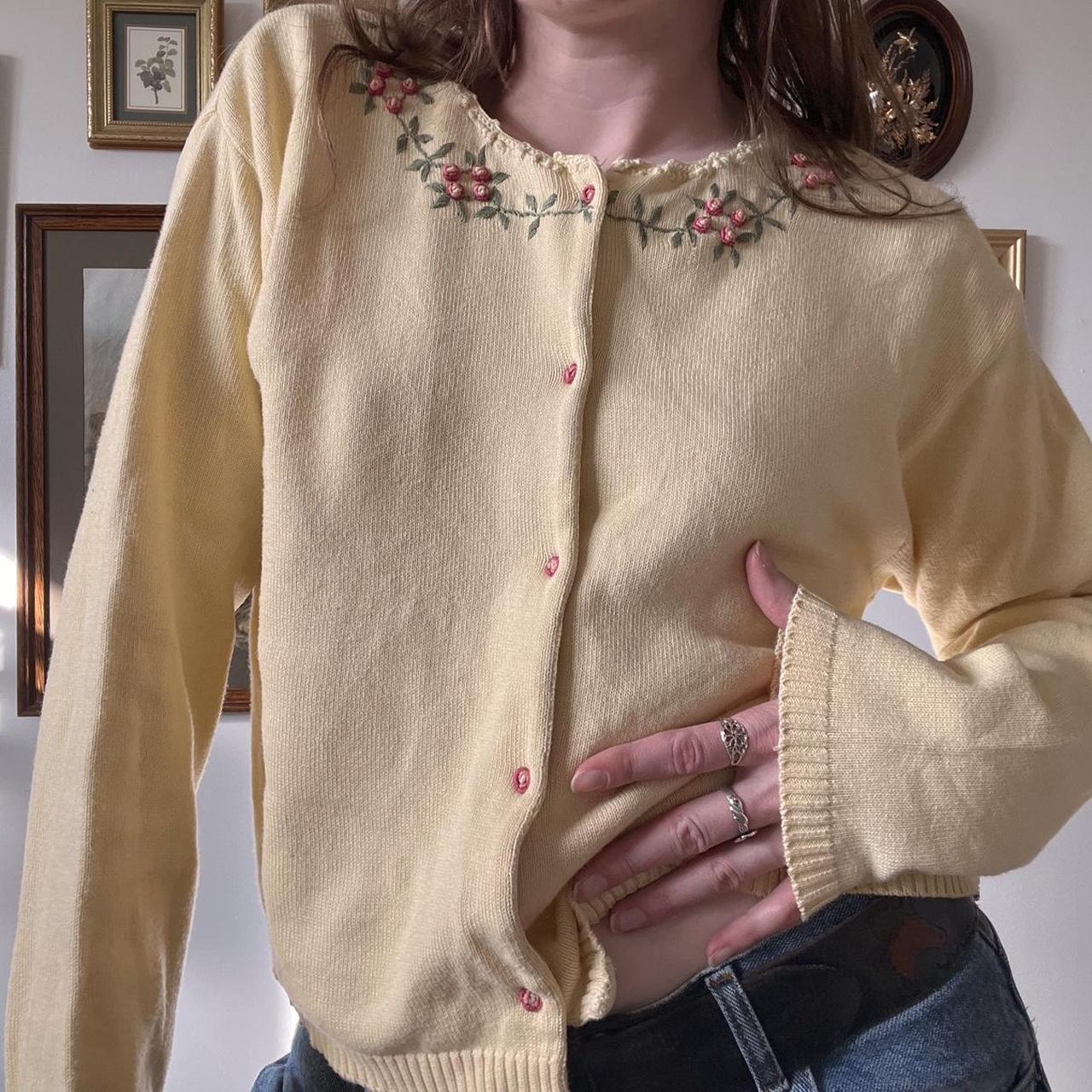 Butter cottage knit cardigan (L)