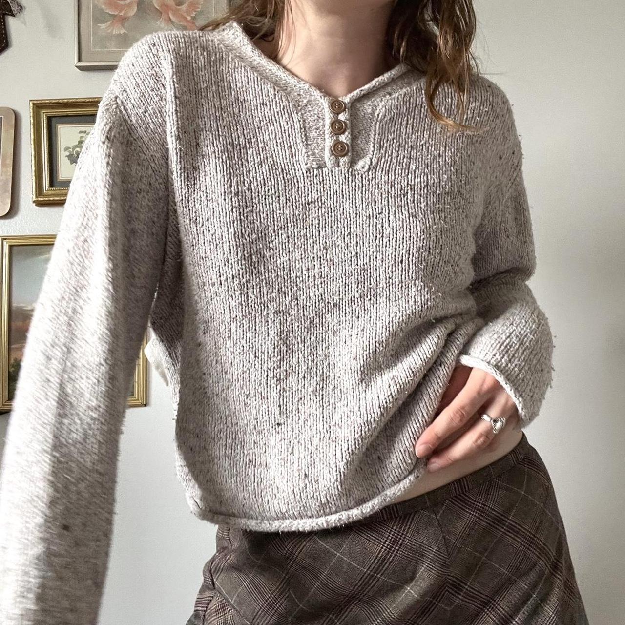 Cozy oatmeal knit (S)