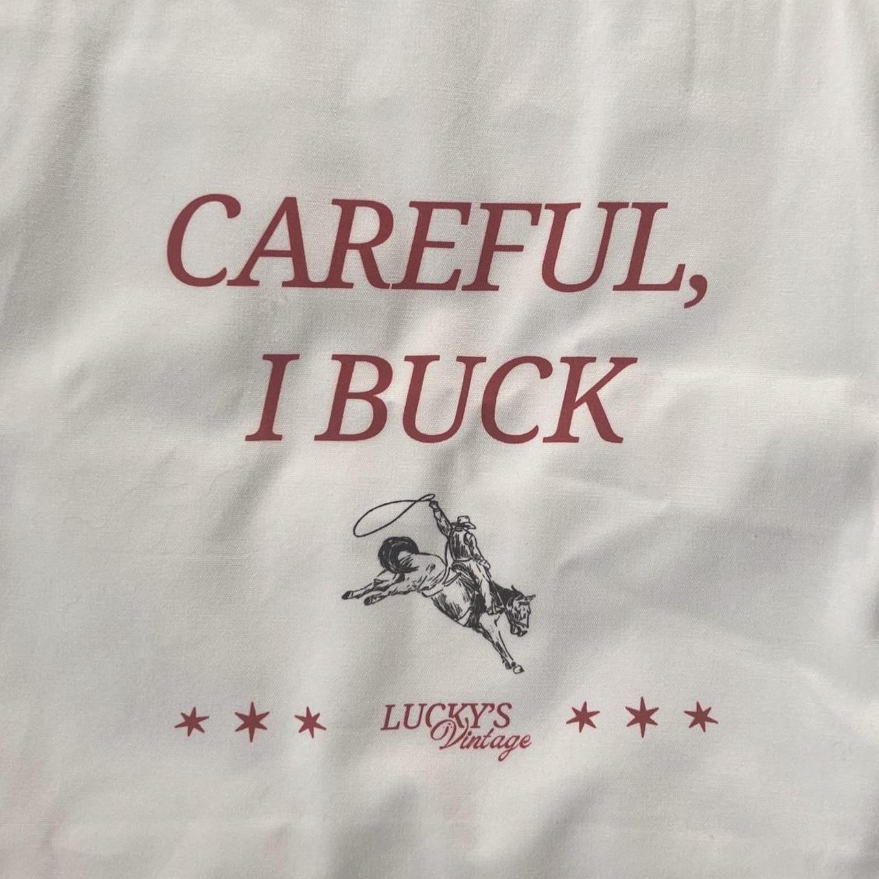 Lucky's buck tote bag