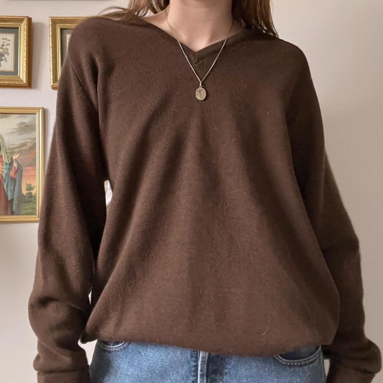 Chocolate brown 90s knit (XL)