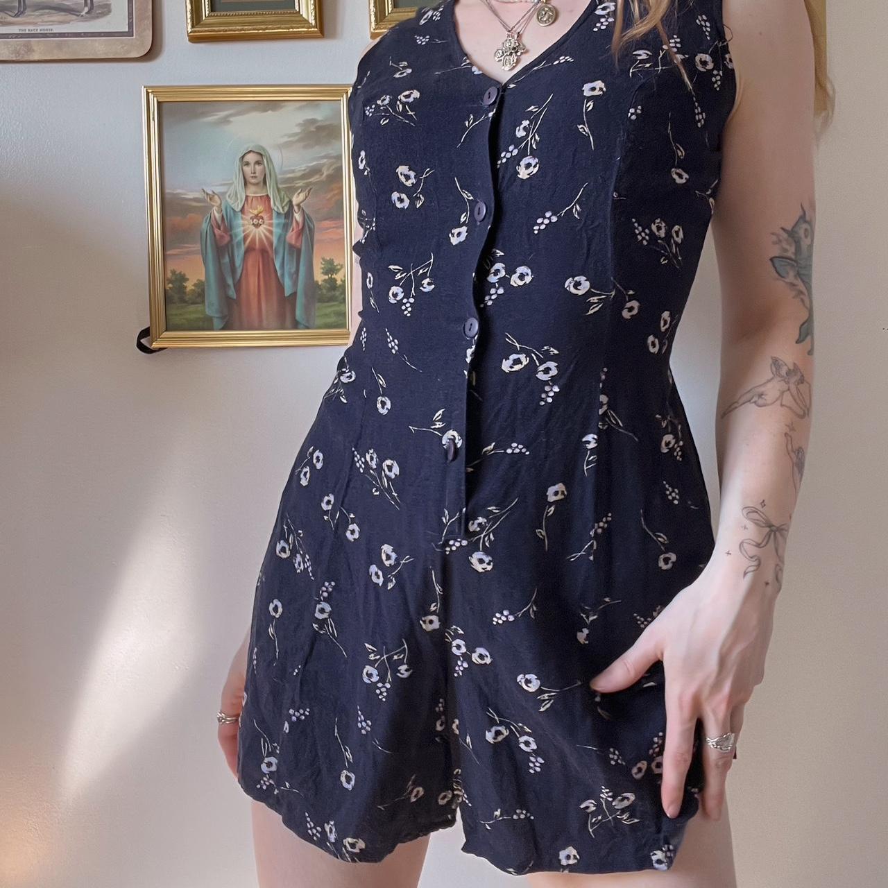 Whimsical floral romper (S)