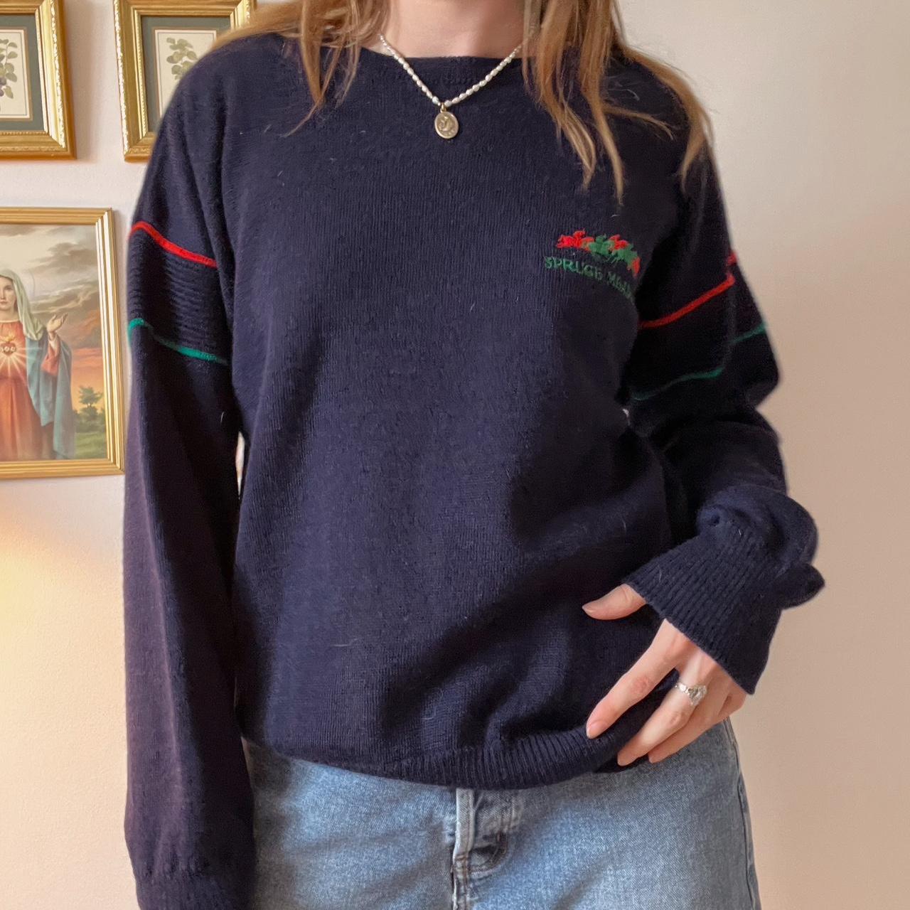 90s baggy knit sweater (M)