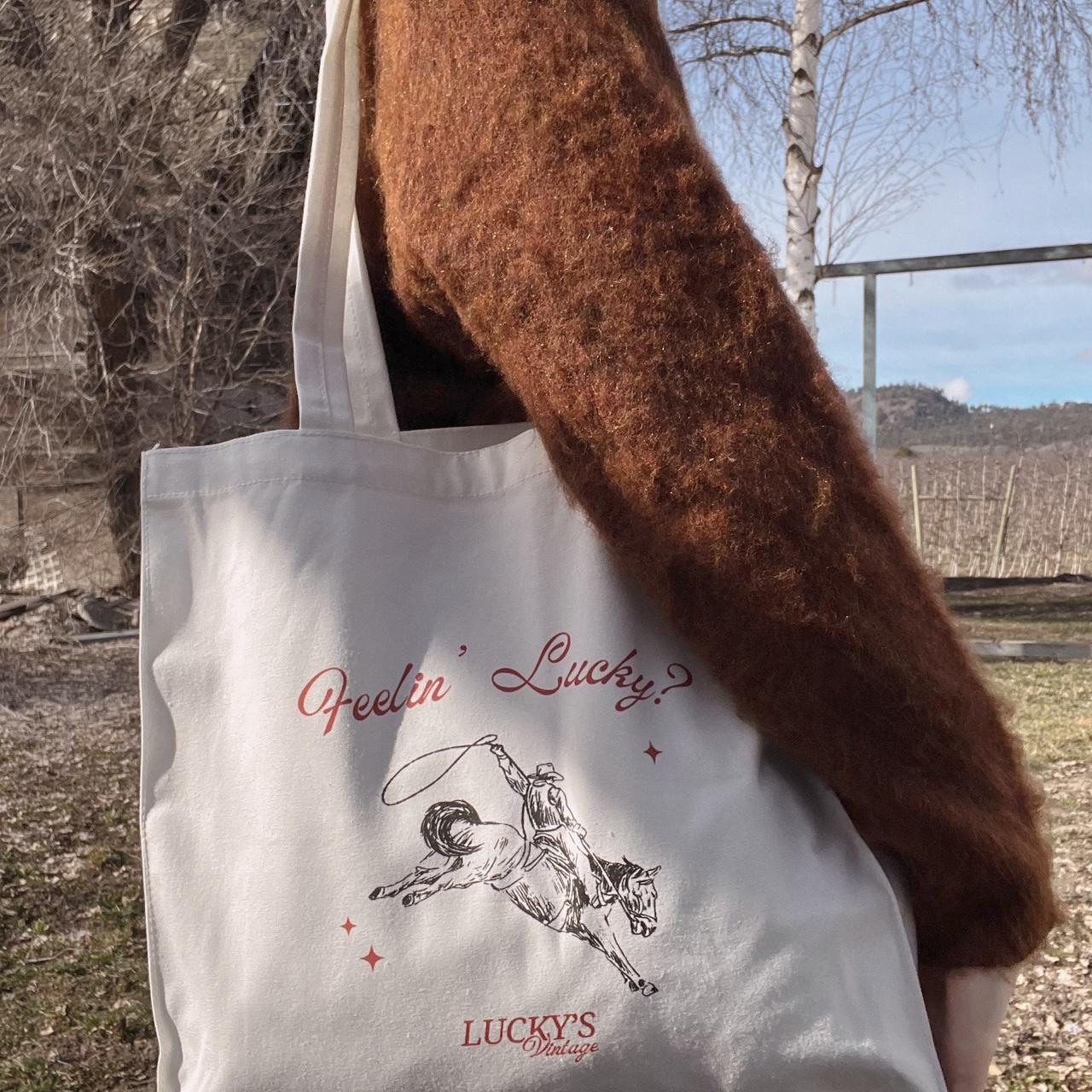 Feelin' Lucky large tote