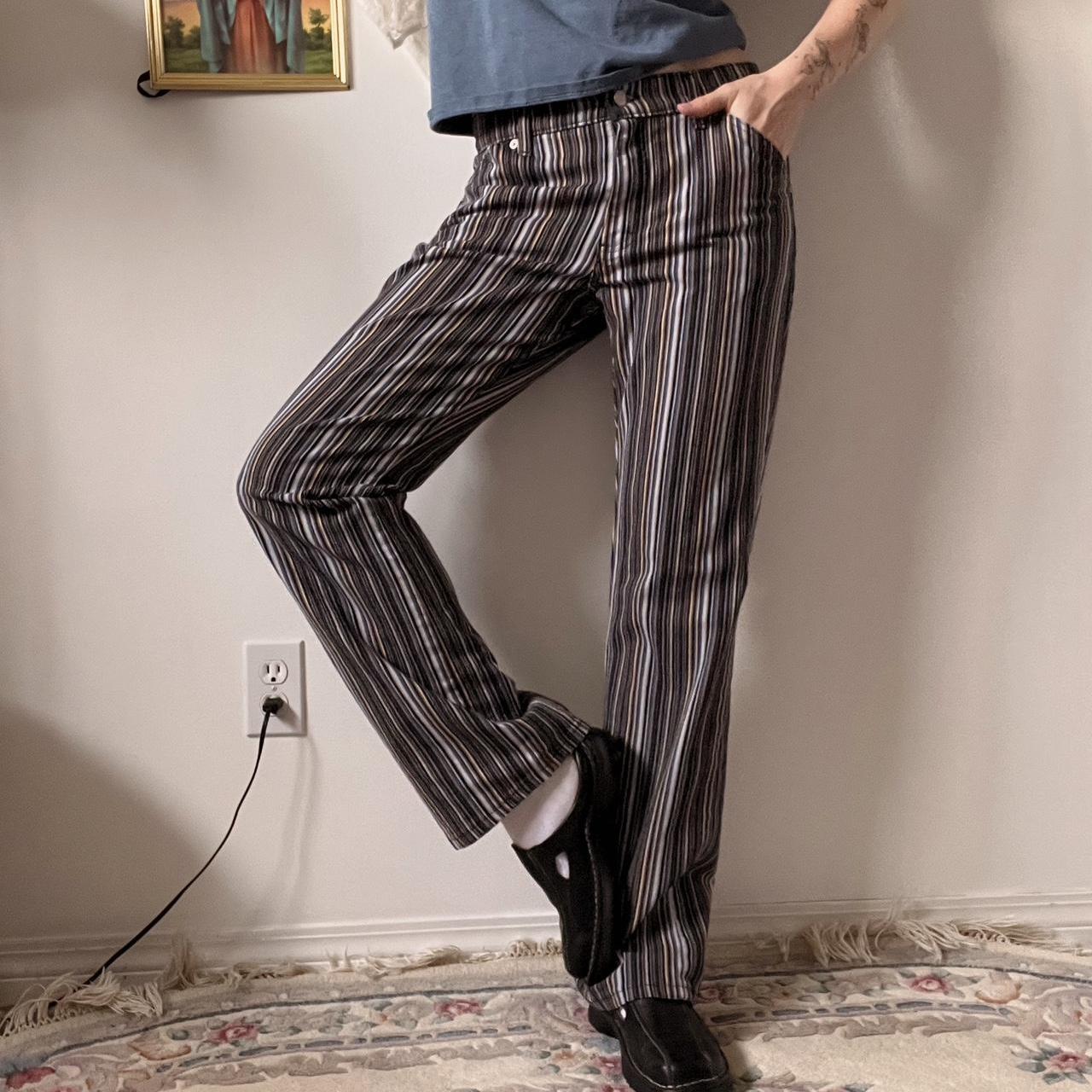 Whimsigoth striped pants (M)