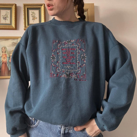 Cozy naturecore sweater (L)