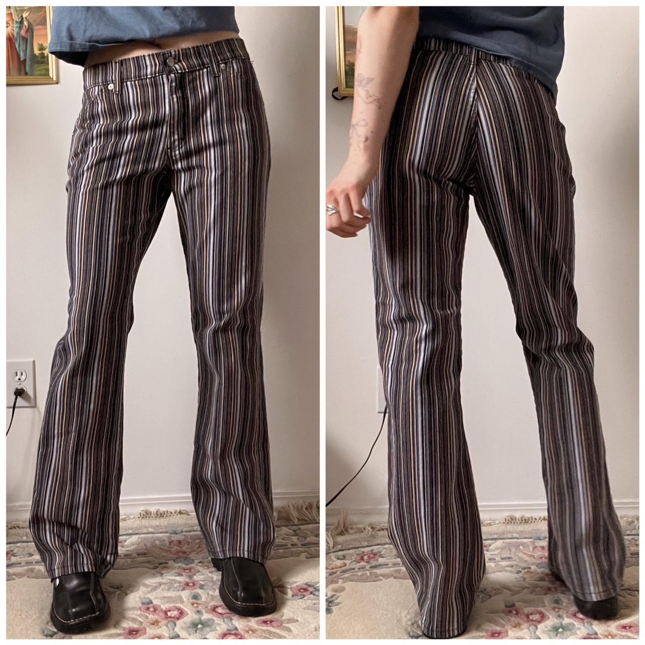 Whimsigoth striped pants (M)