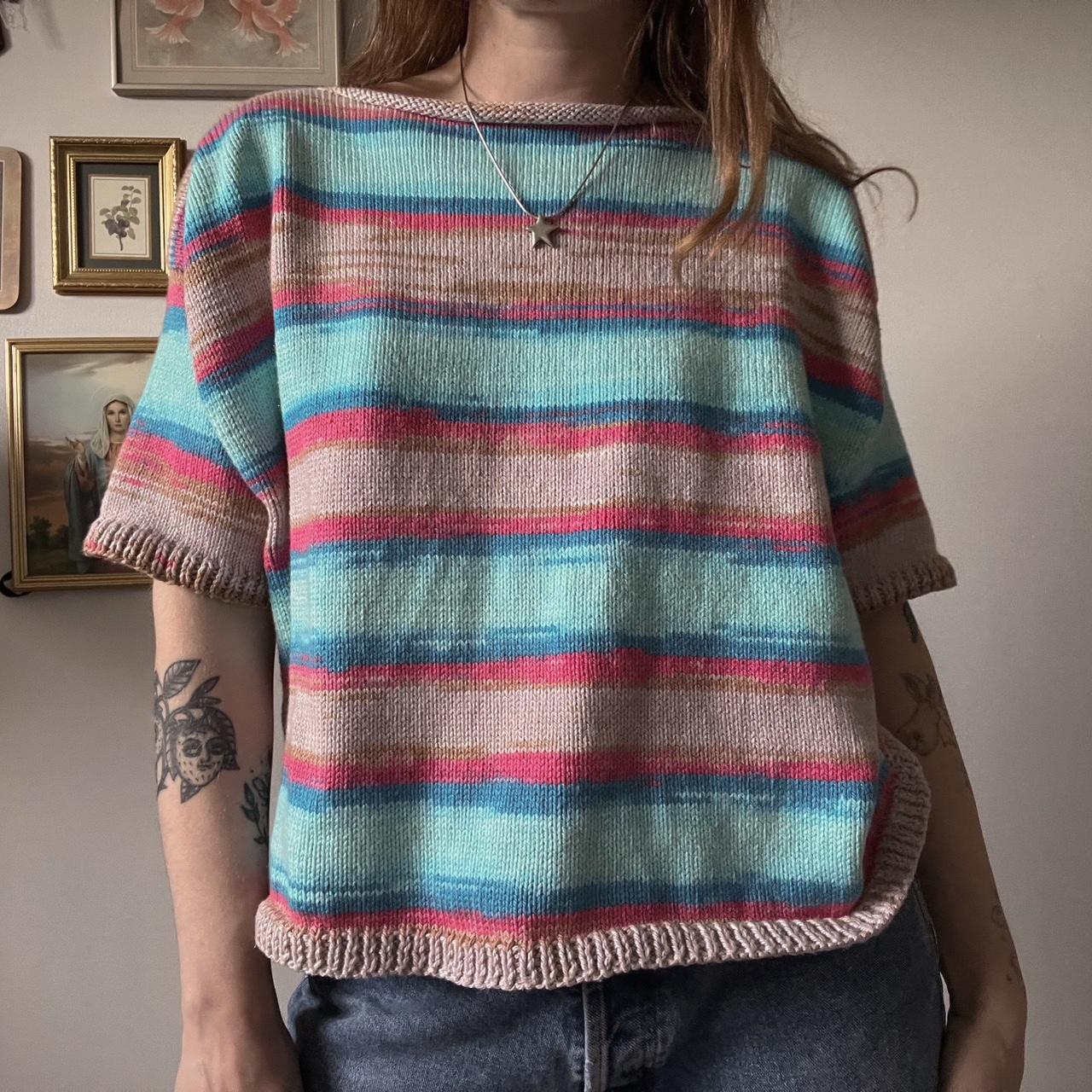 Cozy striped knit (M)