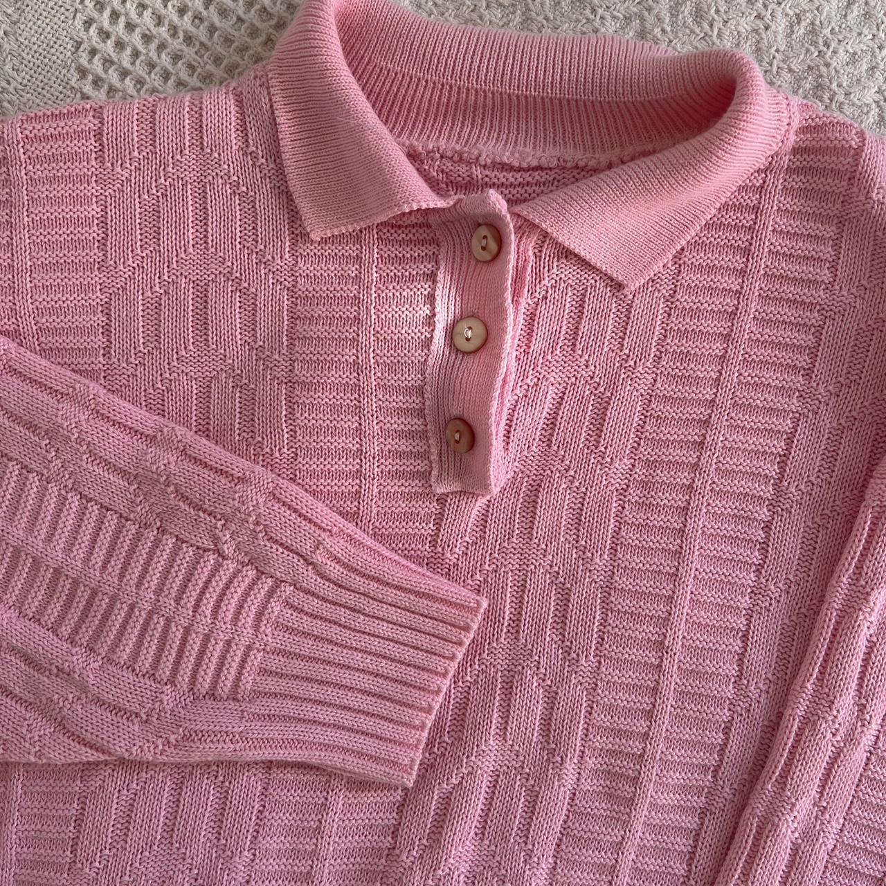 Little pink knit sweater (S)